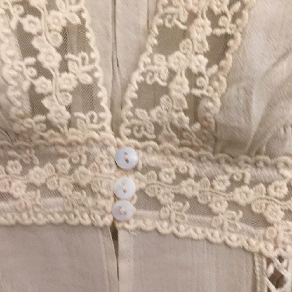 NWT Spell & The Gypsy Le Gauze Lace Duster lace XS - Picture 14 of 16